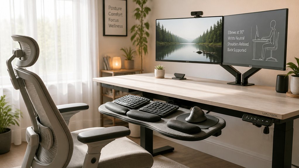 optimize wrist positioning ergonomics