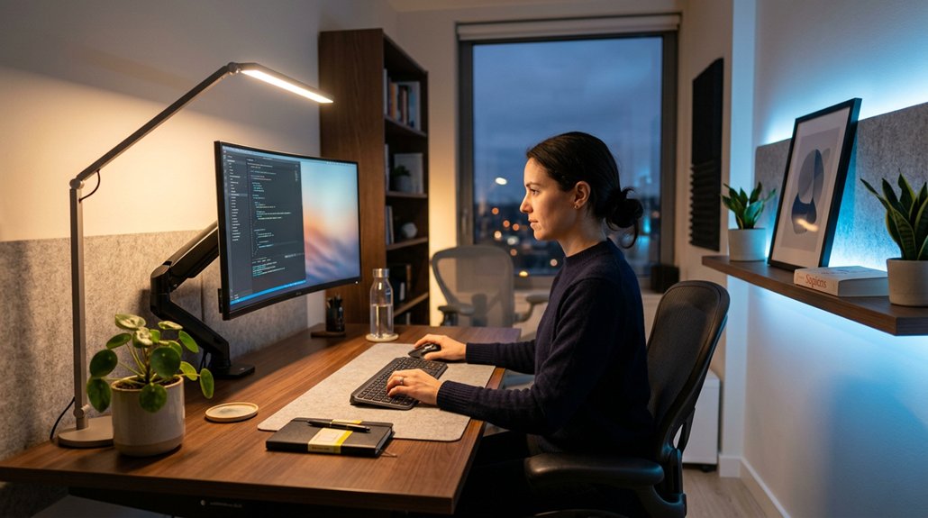 optimized adjustable lighting setup
