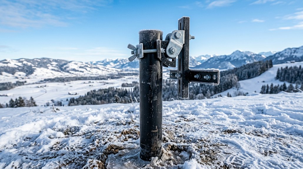 optimized winter solar mounting