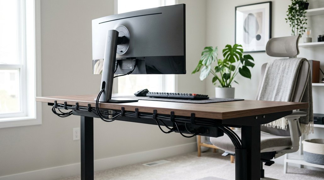 organized cables boost productivity
