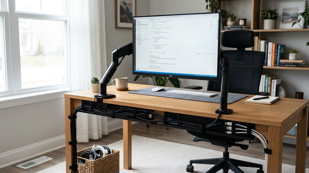 organized cables enhance productivity