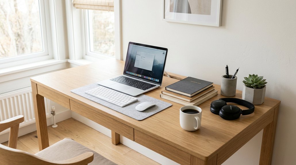 organized efficient clutter free workspace