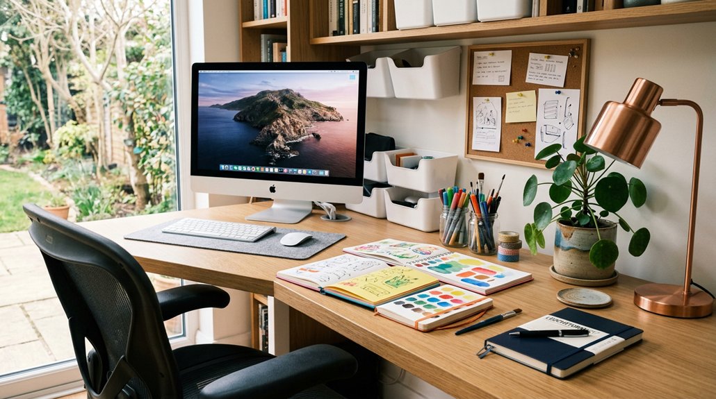 organized multitasking ergonomic zones