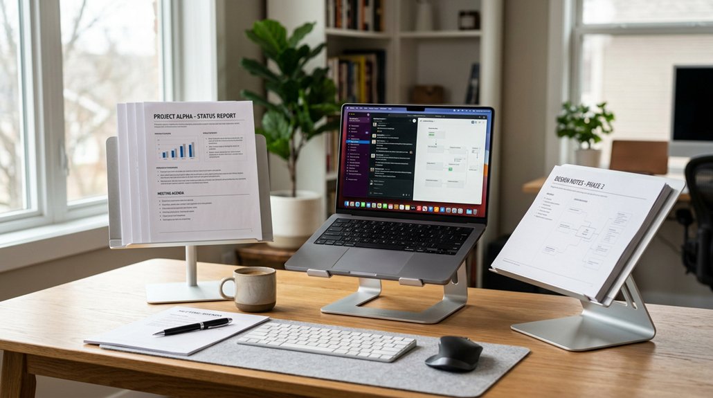 organized workspace for efficiency