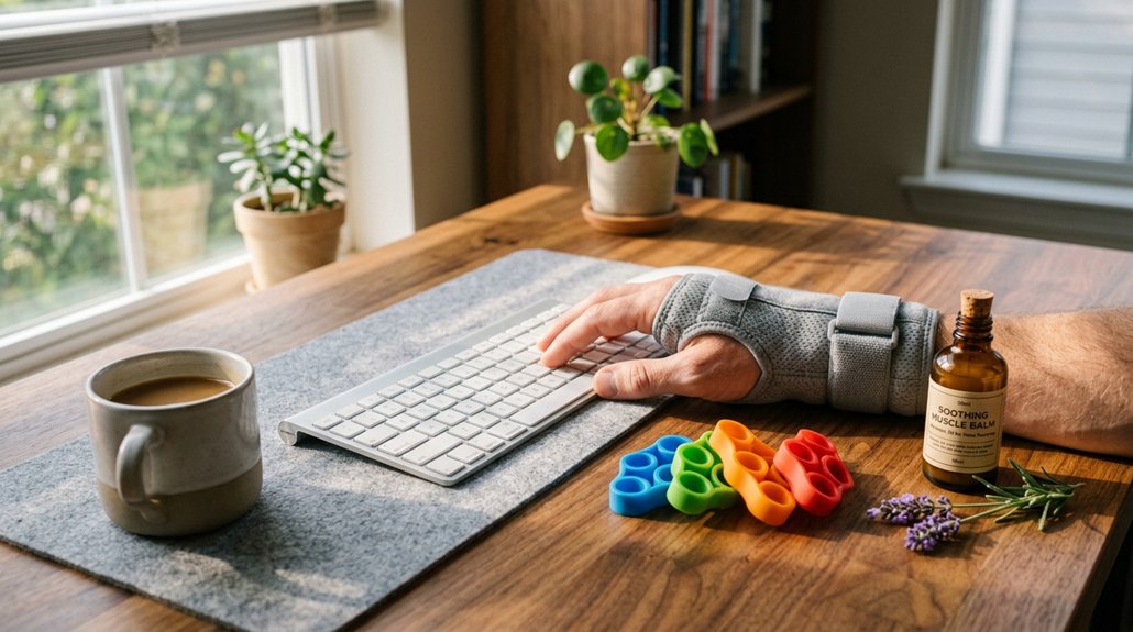 prevent hand strain exercises