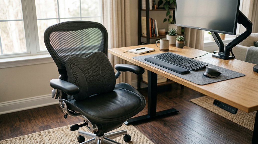 proper chair and monitor alignment