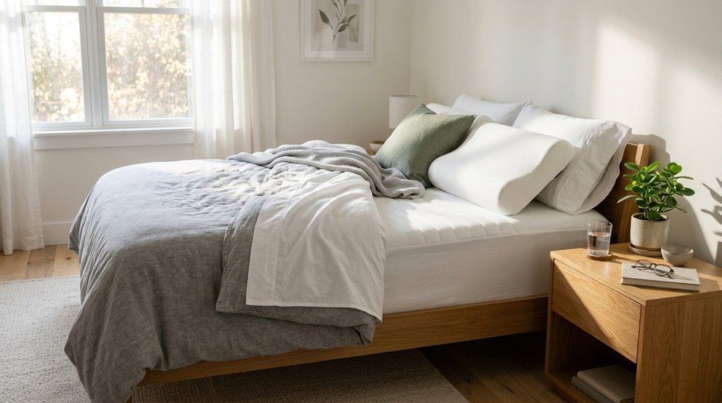 proper pillow and mattress alignment