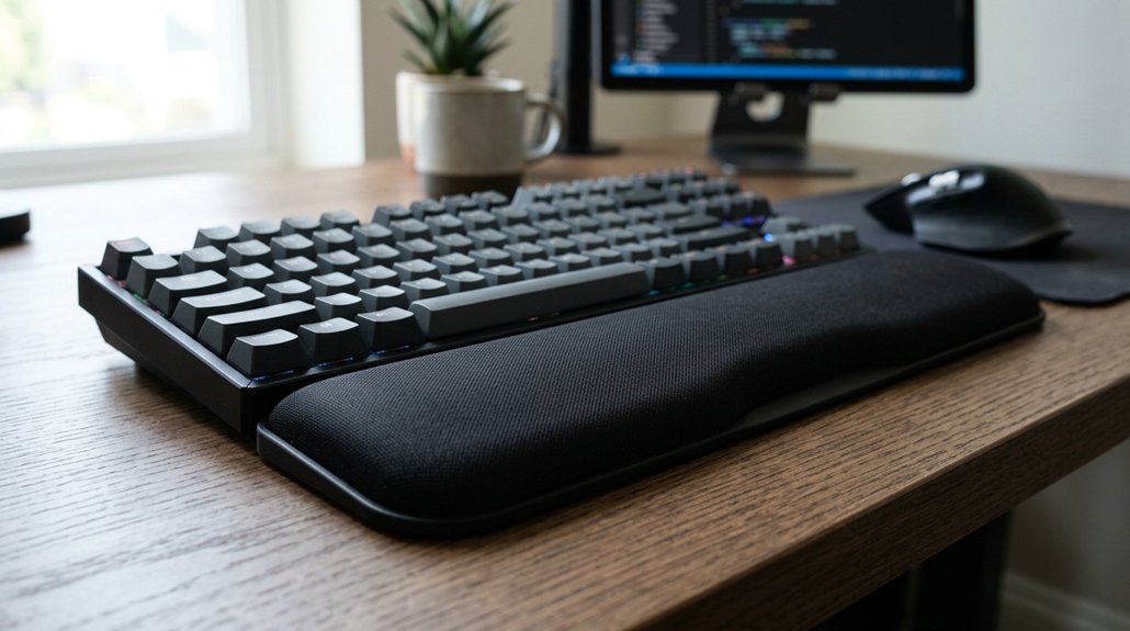 proper wrist rest positioning