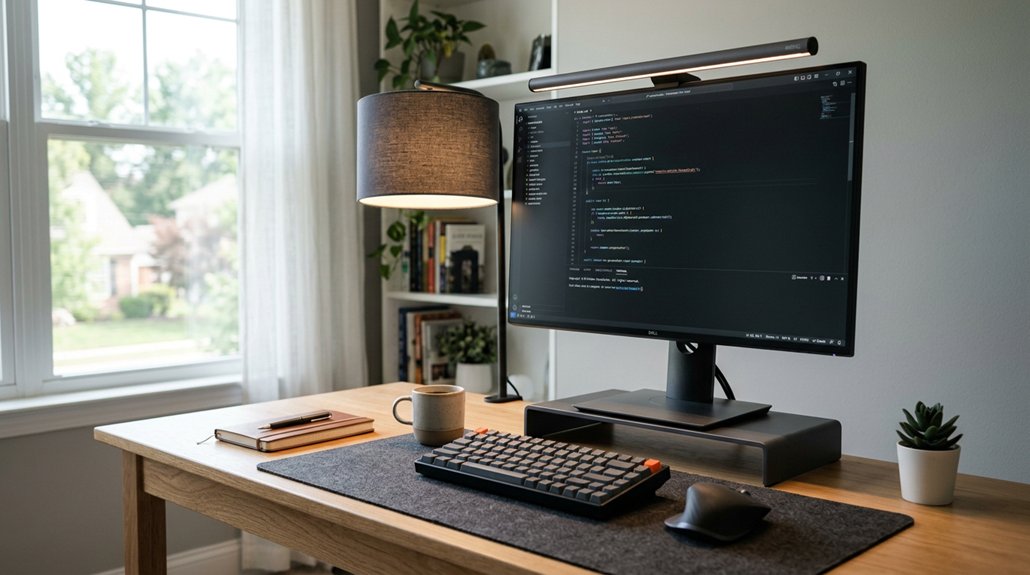 reduce glare with positioning