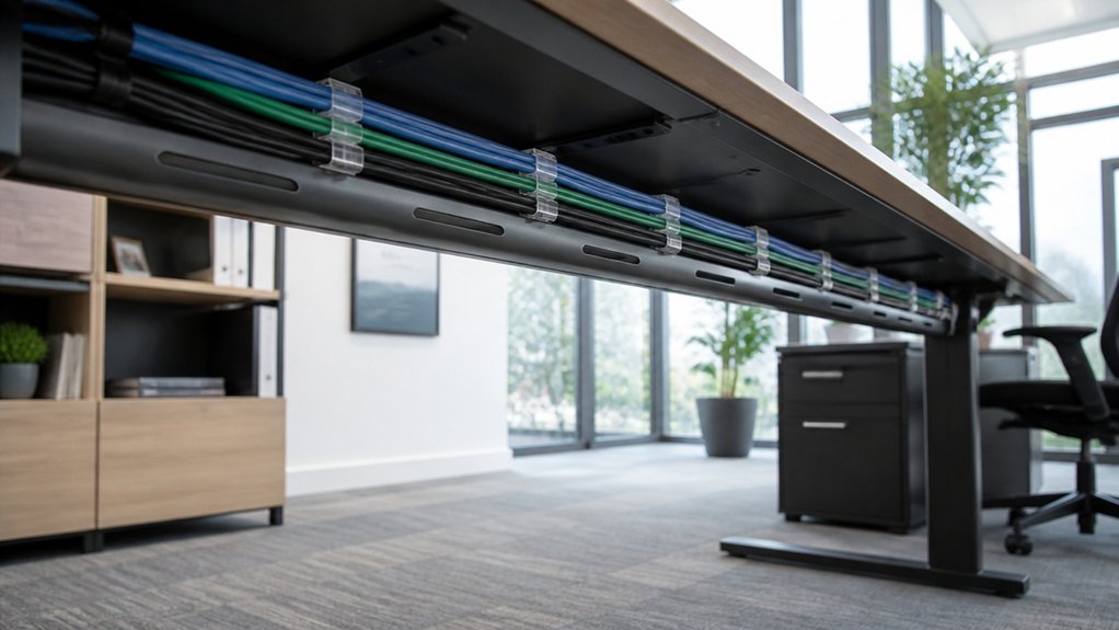 safe organized ergonomic cables