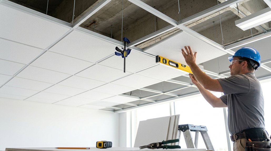 secure proper acoustic panel installation