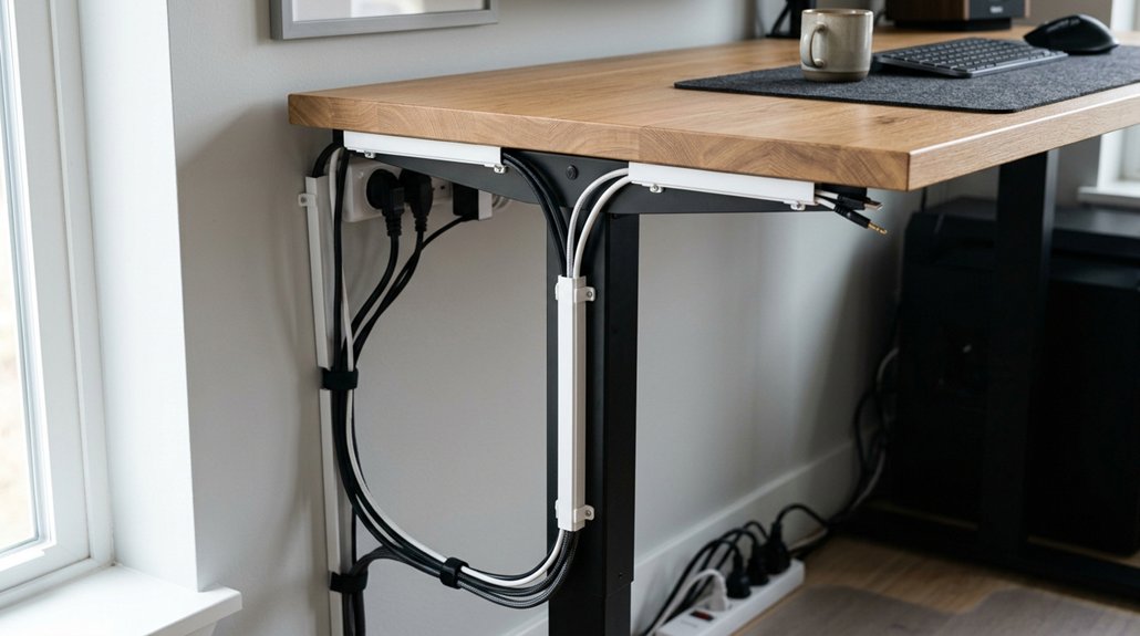 separate cables with anchors