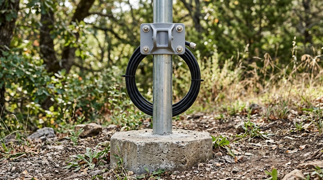 single pole stand installation