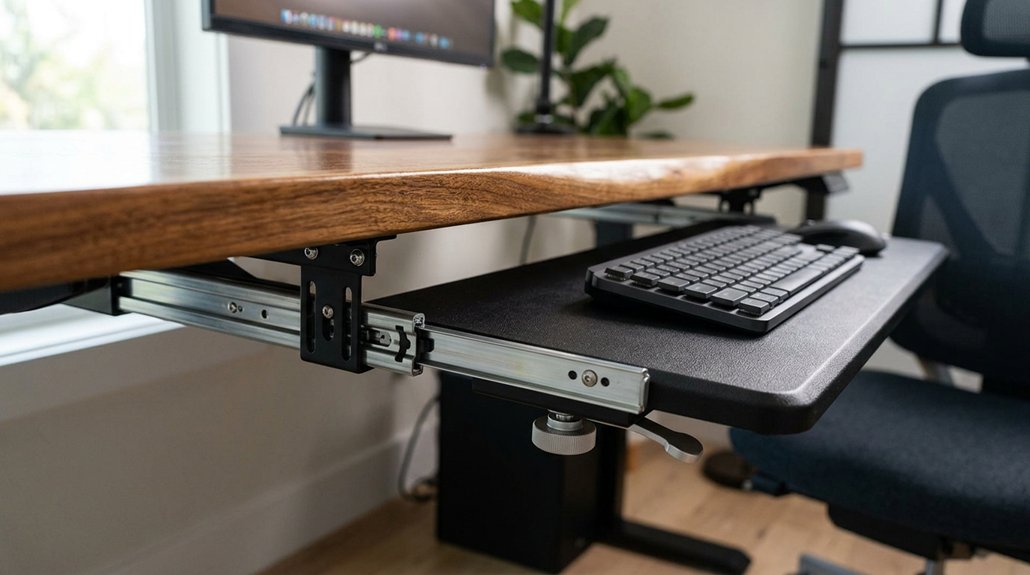 sliding versus fixed tray