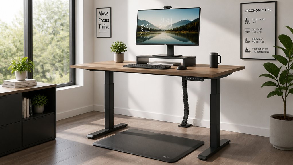 standing desk comfort tips