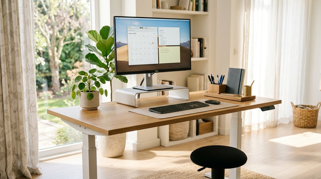 standing desk enhances health