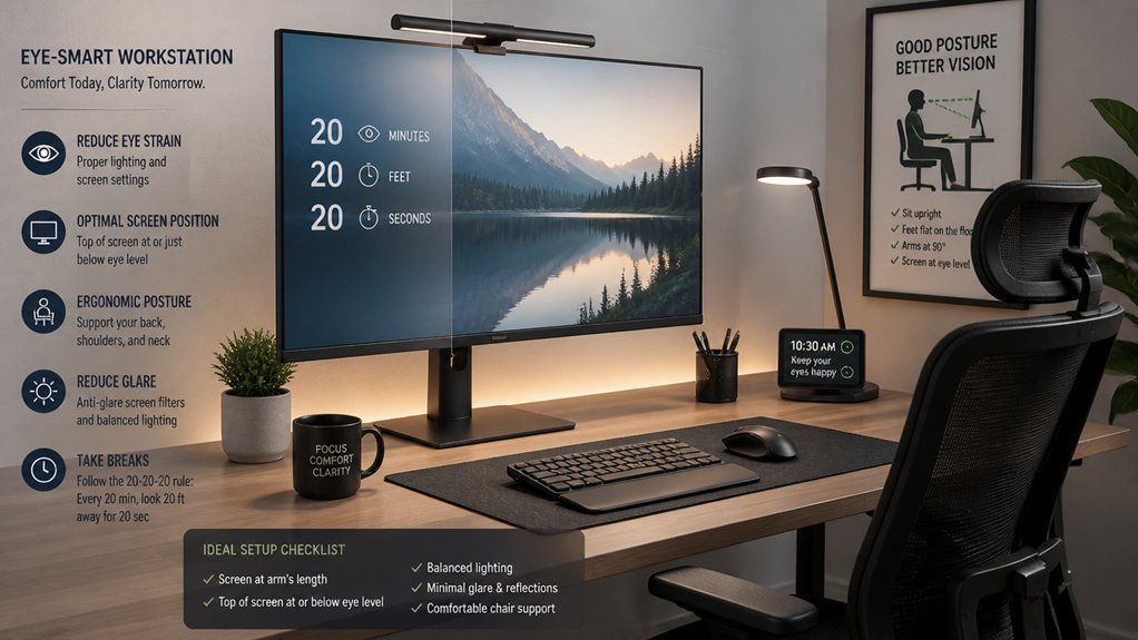 symptoms of visual strain