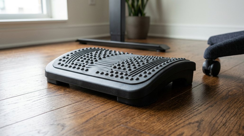 textured non slip adjustable footrest