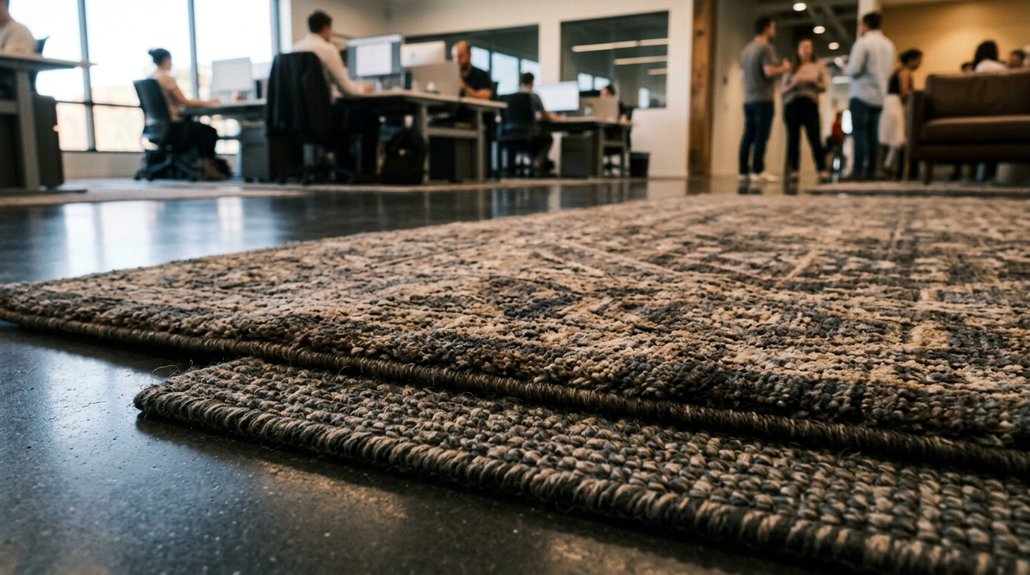 thick carpet with padding