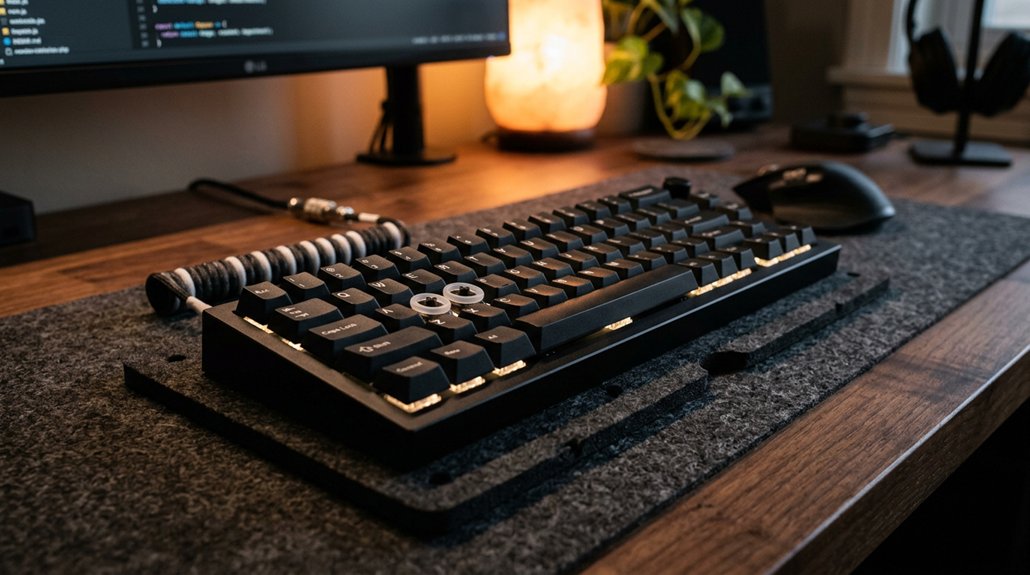 use quiet mechanical switches