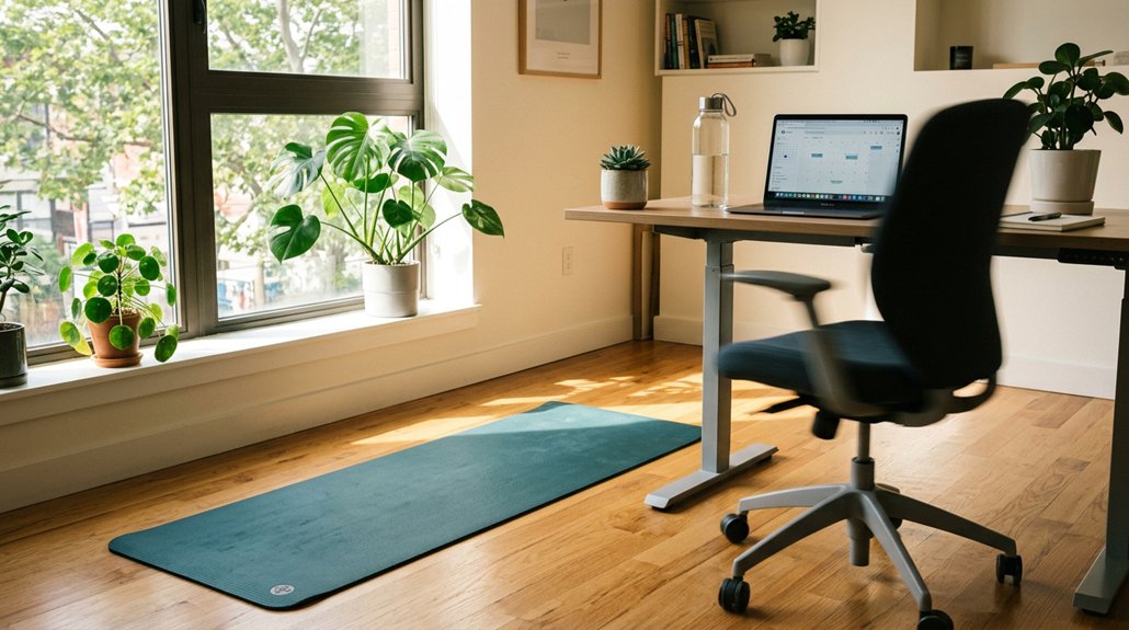 workday desk stretching routine