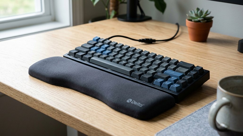 wrist rest ergonomic positioning